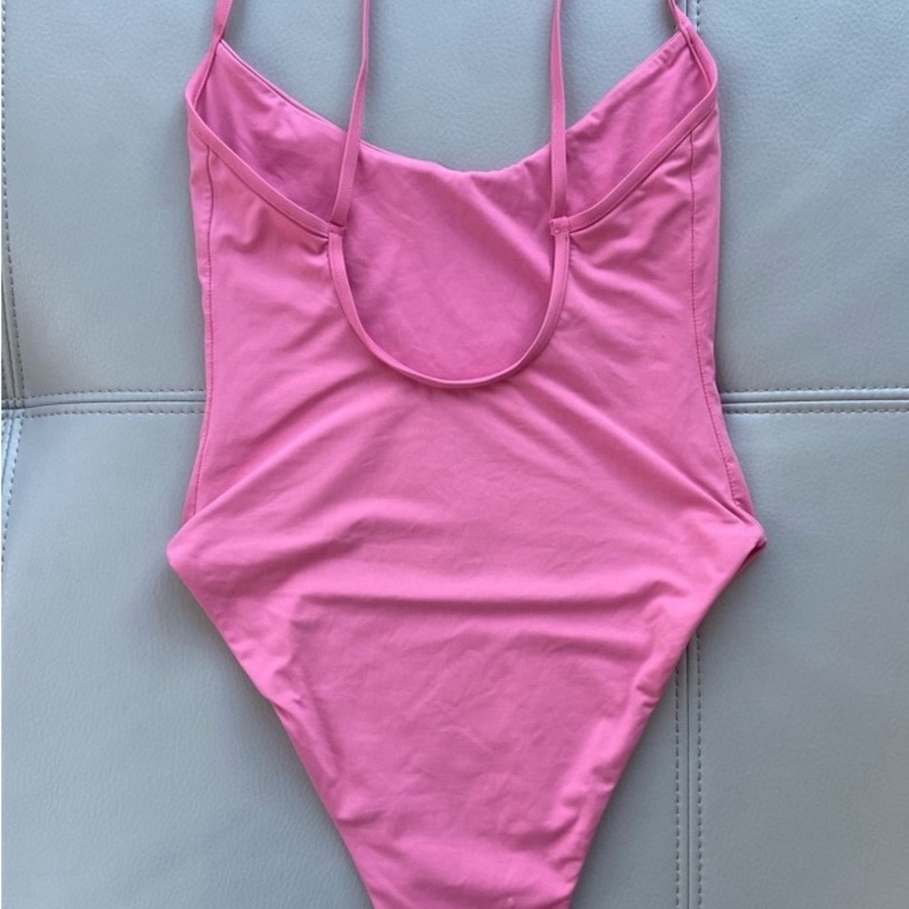 Pink stone fox free people one piece swimsuit - Picture 2 of 3